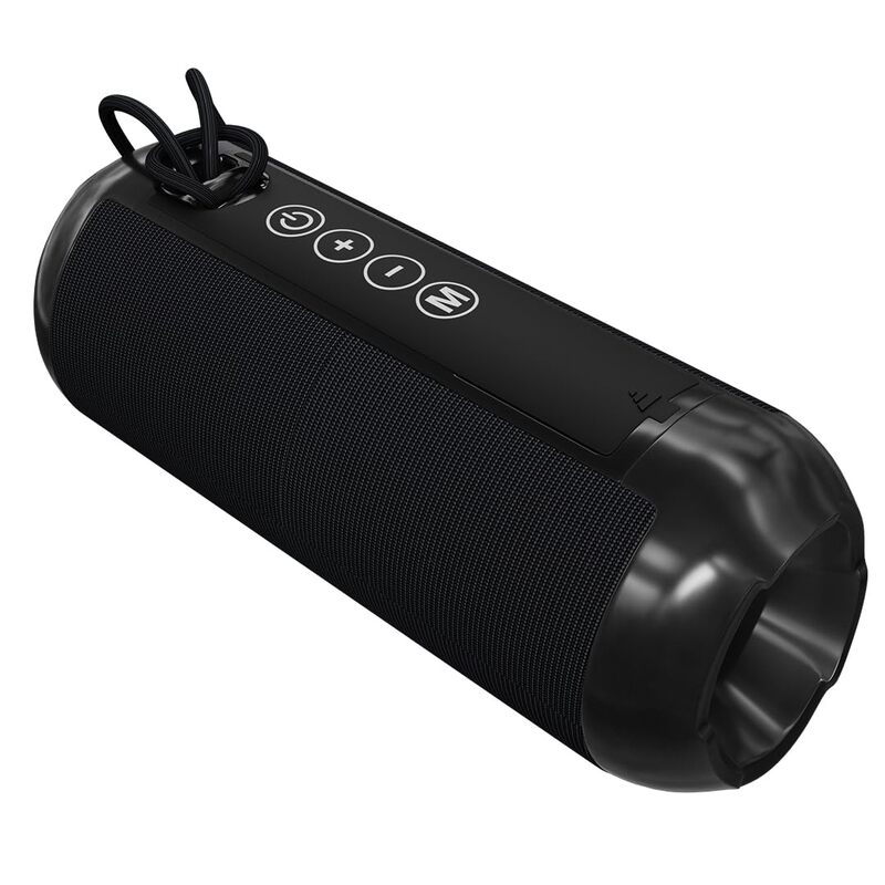 Lapcare Go Beat VI (LBS‑312): 10 W RMS portable Bluetooth speaker with dual 45 mm drivers, up to 10 hr playback, TWS stereo, AUX/USB/FM support & built‑in mic. 1‑yr warranty.