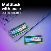 Crucial 8GB DDR4 3200MHz Laptop RAM – SO-DIMM  10 Years Warranty