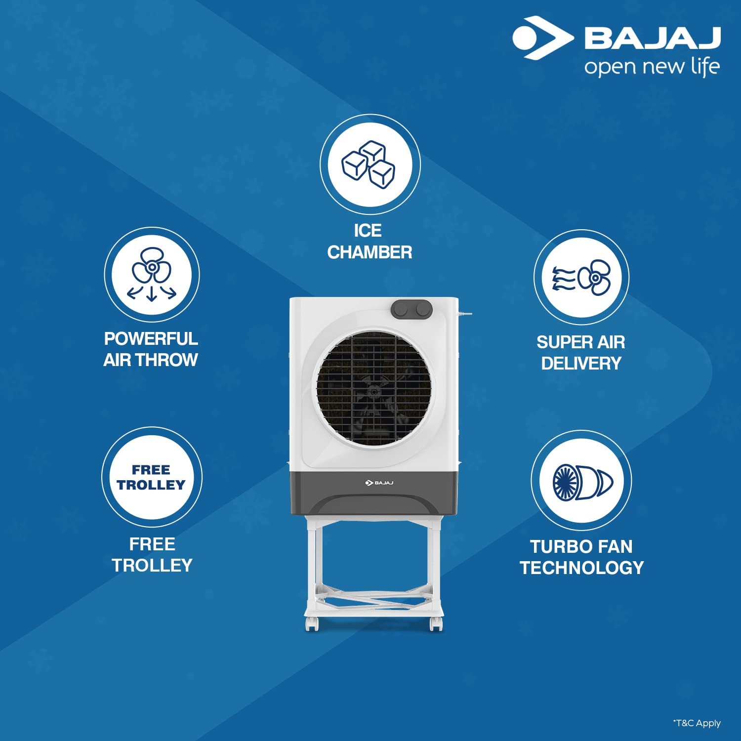 Bajaj IVORA LED Panel 9W WDL Square