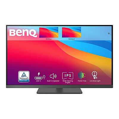 BenQ 31.5-Inch, 4K UHD 2160p, 60Hz, IPS Panel, USB Type-C, PD3205U