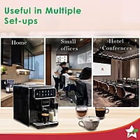Wonderchef Regenta Fully Automatic Coffee Machine  For brewing Americano, Cappuccino, Latte, Macchiato, Flat White, Espresso