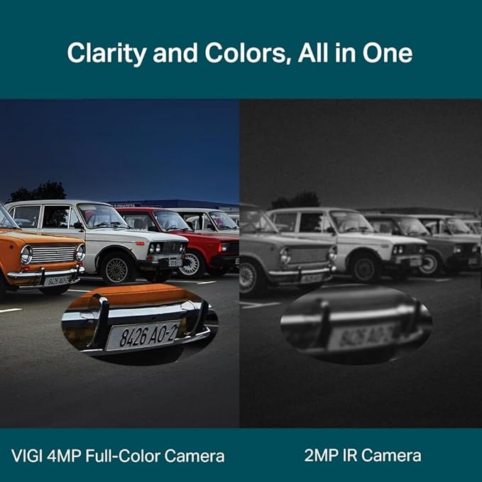 TP-Link 4MP Outdoor Full-Color Dual-Lens Varifocal Pan Tilt Network Camera (VIGI C540V)