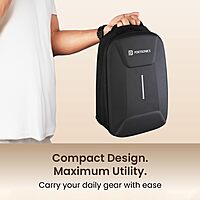 Portronics Byte Mini Cross Body Sling Bag – Hard Shell Design | Black | 1 Year Warranty