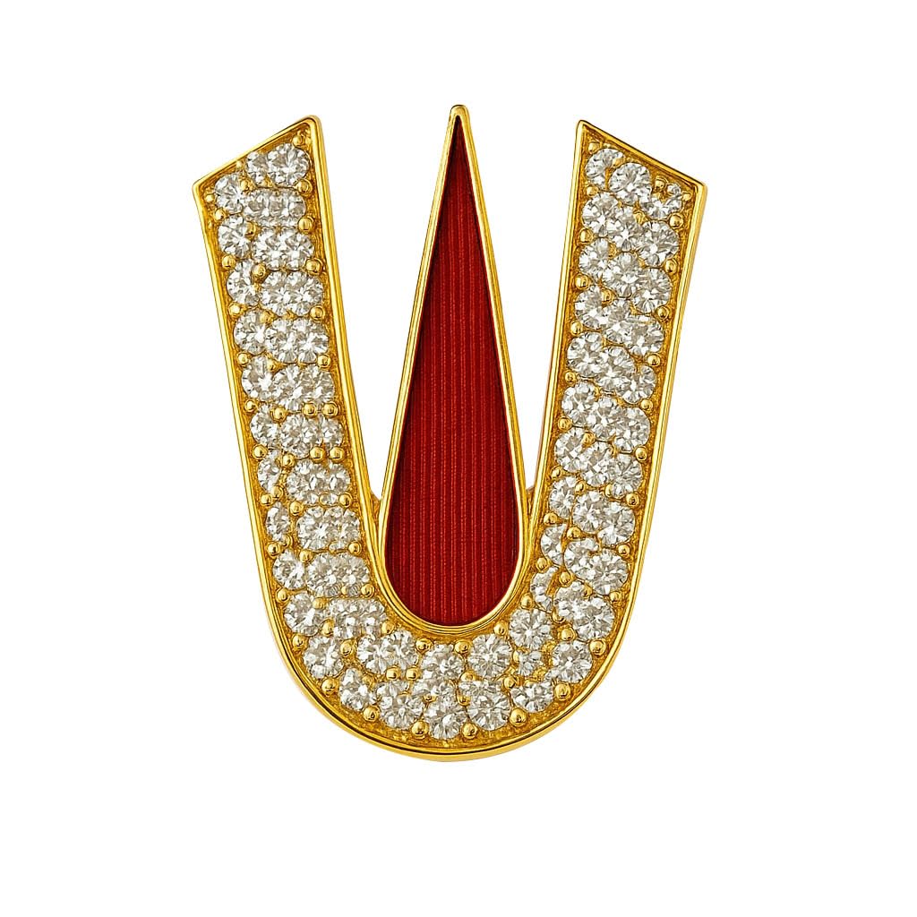Gold Plated Vishnu Nama/Balaji Nama