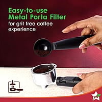 Wonderchef Regenta Automatic Coffee Maker, 20-bar with Auto-Frother, Make Espressos, Cappuccinos & Lattes