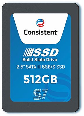 Consistent S6 SATA SSD 512GB (CTSSD512S6) Consistent S6 SATA SSD 512GB (CTSSD512S6)