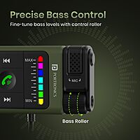 Portronics Auto Tune | Bluetooth Car Audio with Enhanced Bass Control, delivering superior sound quality and seamless connectivity for an immersive driving experience. Tune in and enjoy!