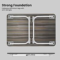 POR 1818 My Buddy J Portable Laptop Table – Folding Legs | Black | 1 Year Warranty