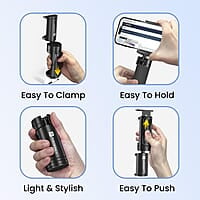 Portronics Mobot Clip Mobile Holder with 360° Adjustable Angles, Light Weight, Pocket Friendly, Mobile Stand for Table