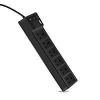Frontech FT-0867 Surge Guard Power Strip – Durable Multi-Outlet Protection for Home & Office