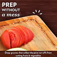 Borosil Dice Pro Organic Neem Wood 17 mm Chopping Board