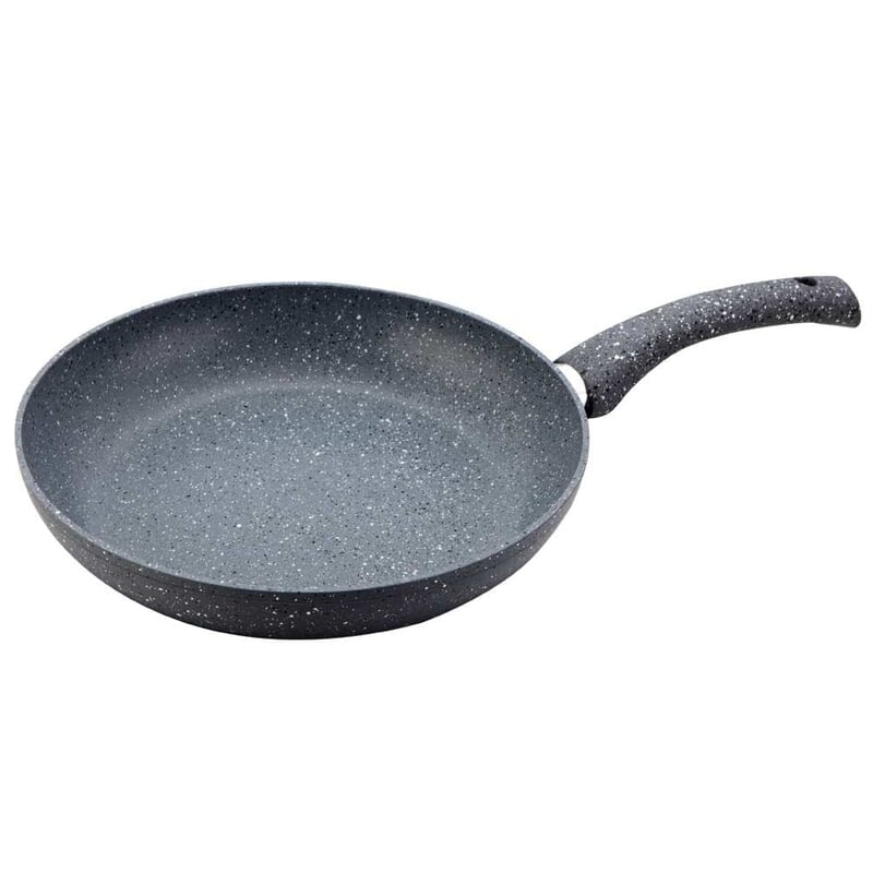 Wonderchef Granite 24 cm Non-Stick Fry Pan 1.8 L Grey 5 Layer PFOA Free Non-Stick Coating
