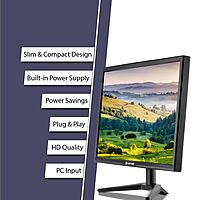 Zooy LM21WHD: 20″ HD+ (1600×900) LED monitor, 5 ms response, HDMI & VGA connectivity, 250 cd/m² brightness, wall‑mountable and energy‑efficient.