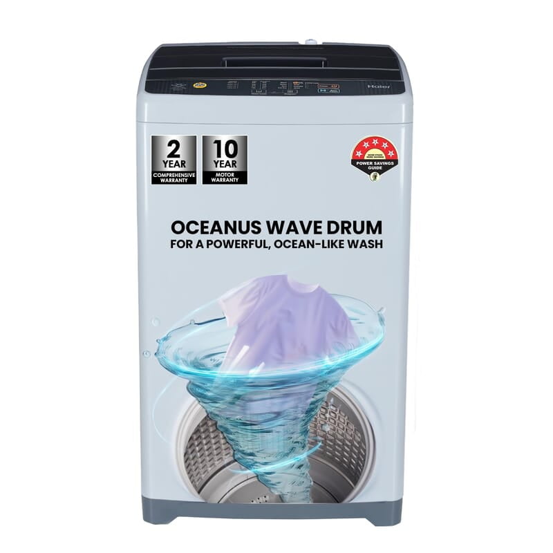 Haier 6 Kg 5 star Fully Automatic Top Loading Washing Machine HWM60-AE,