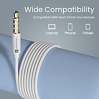 Portronics Conch Sigma A In-Ear Earbuds – 3.5mm | On/Off/Volume Switch | White | 6 Months Warranty