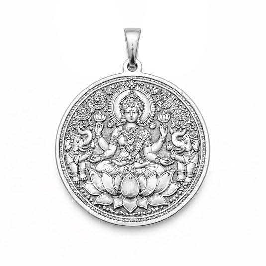 925 Sterling Silver Sree Chakra Pendant | Shri Yantra Spiritual Locket for Men & Women