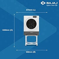 Bajaj IVORA LED Panel 9W WDL Square