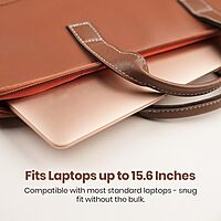 Portronics EnCase 104 Laptop Hand Bag – 15.6 Inch | Blue | 1 Year Warranty