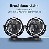 Portronics TwinCool Dual USB Fan features 360° adjustable heads for optimal airflow. Compact and portable, it’s perfect for home or office use. Dual USB ports ensure versatile connectivity.