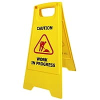 Plastic Caution Board
