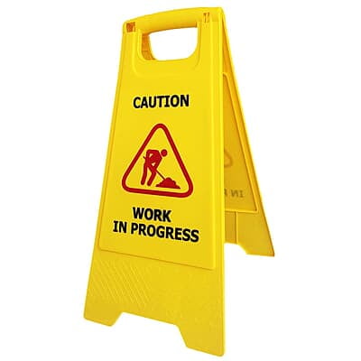 Plastic Caution Board