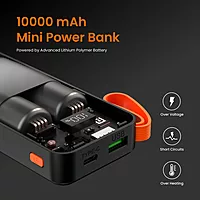 Portronics 2086 AMPBOX 27000mAh Power Bank – 65W PD Fast Charge | Laptop Compatible | Black