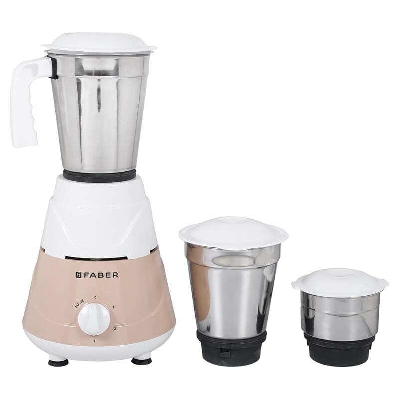 Faber Marvel 500W Blender Mixer Grinder,Low-Noise, Up to 18000 RPM Speed