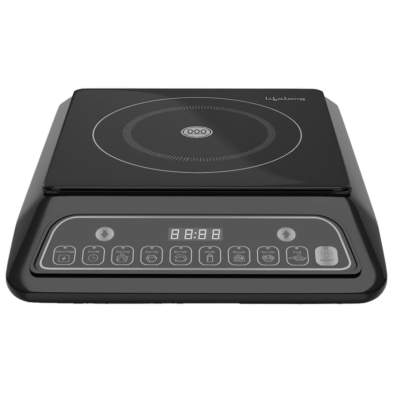 Lifelong 2000 Watt Radiant Induction Cooktop For Home With 7 Preset Indian Menu Option
