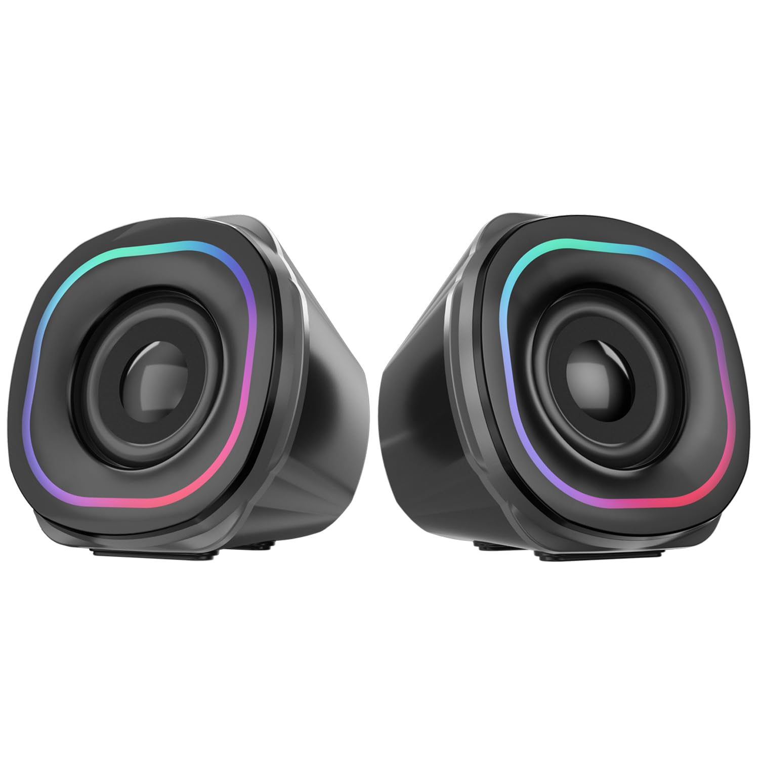 Portronics POR 2246 In Tune 5 USB Powered Speaker – 12W | 3.5mm Jack | LED Light | Black