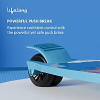 Lifelong Scooter for Kids 3+ Years - Foldable Kids Scooter with LED Wheels & Adjustable Height - Kick Scooter Capacity 50kg