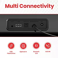 Portronics Pure Sound Pro X 80W Soundbar – Bluetooth 5.3, Customizable EQ | Rich Sound for Movies, Music & Gaming | Perfect for Home Entertainment