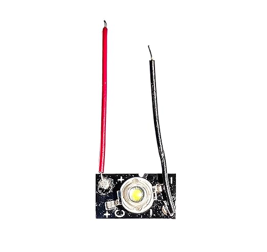 SYMFONIA 5 Watt White SMD LED Diode Bulb Lamp with Heatsink (Pack of 10) Light Electronic Hobby Kit