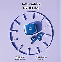 boAt Airdopes 91 Truly Wireless in Ear Ear Buds w/ 45 hrs Playtime, Beast Mode with 50 ms Low Latency, Dual Mics with ENx Tech, ASAP Charge, IWP Tech, IPX4 & Bluetooth v5.3