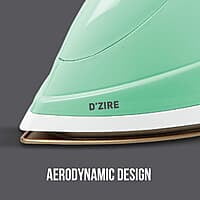 Havells D'zire 1000 watt Dry Iron With American Heritage Sole Plate, Aerodynamic Design