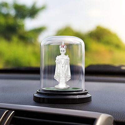 999 Pure Silver Jesus Madha Idol