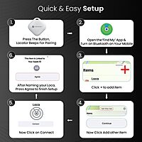 Portronics Loca iOS Item Finder – MFi Certified | Buzzer & Left-Behind Alerts