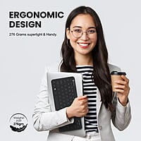 Portronics Bubble Multimedia Wireless Keyboard 2.4 GHz & Bluetooth 5.0 Connectivity, Noiseless Experience,