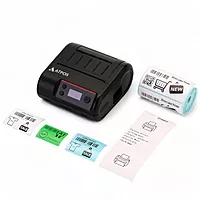 Atpos MD80 80mm 3-Inch Mobile Label Receipt Printer (Dual Mode) | USB+BT