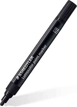 STAEDTLER 349 LUMO ACR MARKER - 9 BLACK