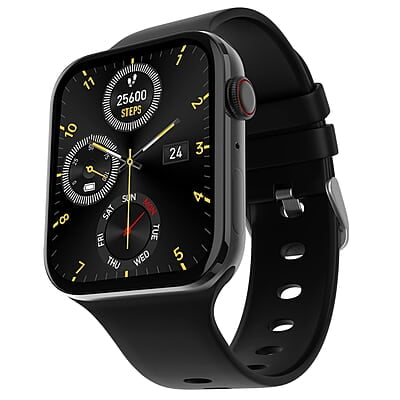 FireBoltt Visionary Amoled Smartwatch Black
