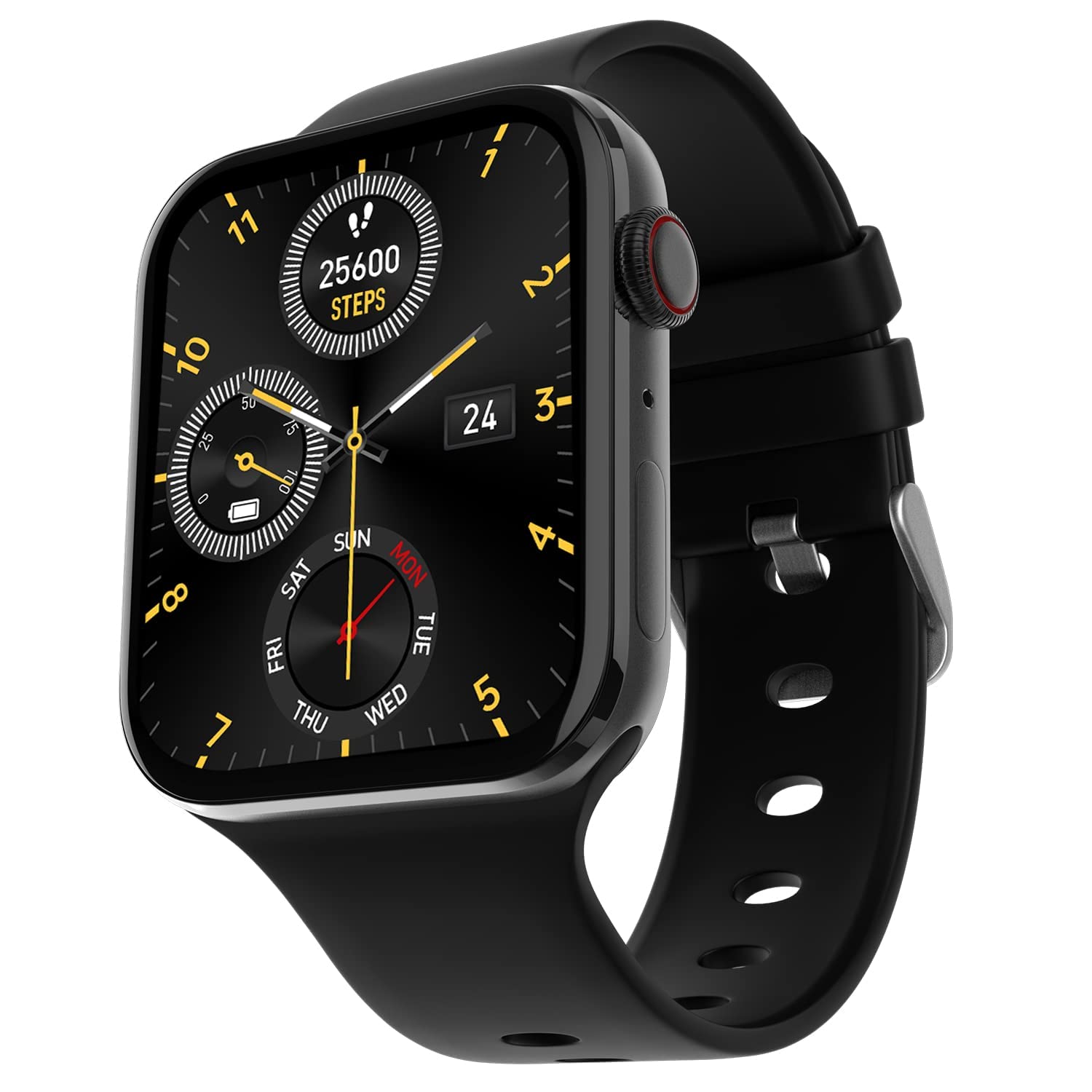 FireBoltt Visionary Amoled Smartwatch Black