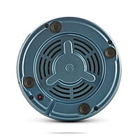 Borosil Supermax Mixer Grinder, For Wet/Dry Mixing & Grinding, 750 Watts, 3 Stainless Steel Jars(1.5 L Blending Jar, 1 L Dry/Wet Grinder, 400 ml Chutney Jar), Mixie For Kitchen, Blue