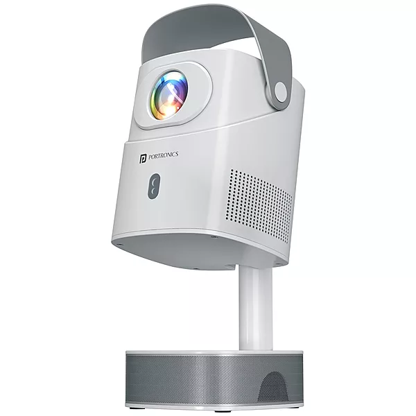 Portronics Beem 550 POR-2314 LED Projector – 6000 Lumens | Full HD 1080p | Android | White