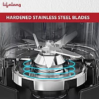 Lifelong Professional Blender/Grinder/Mixer, 2000 watts, 2 Litres BPA Free Jar, Commercial Heavy Duty Blender, High Power & Speed Blender