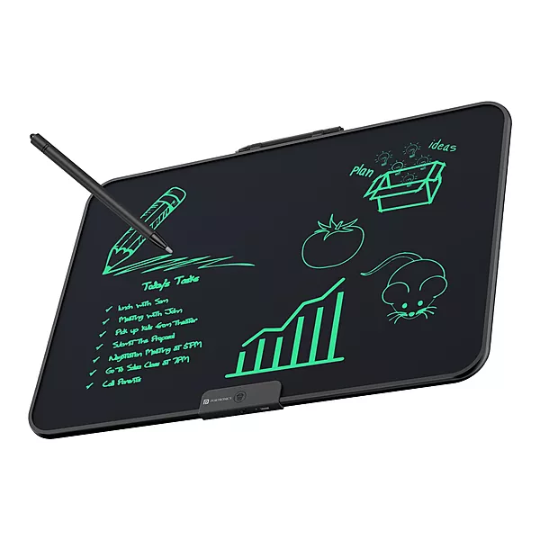 Portronics RuffPad 22 LCD Writing Tablet (POR 2633) – 22 Inch Re-Writable Pad | Black