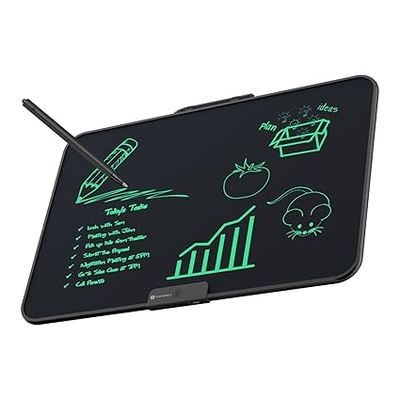 Portronics Ruffpad 22 LCD Writing Pad with 22 Inches Large Screen, Stylus Pen, Erase Button, Erase Lock Switch for Birthday Gift, Kids Toys, Students, School, Office (Black) Portronics Ruffpad 22 LCD Writing Pad with 22 Inches Large Screen, Stylus Pen, Erase Button, Erase Lock Switch for Birthday Gift, Kids Toys, Students, School, Office (Black)
