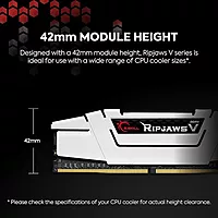G.SKILL Ripjaws V 32GB (1 * 32GB) DDR4 3200 MHz CL16-18-18-38 1.35V Desktop Memory RAM - F4-3200C16S-32GVK