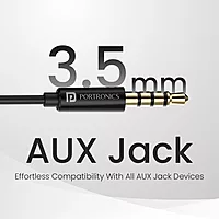 Portronics Conch Theta A – 3.5mm Earphones, Mic, Black. Enjoy clear sound and hands-free calling with these stylish earphones. Perfect for music lovers and on-the-go convenience.