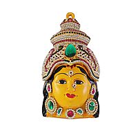 God Ornament Goddess Varalakshmi Stone Face/Mugam