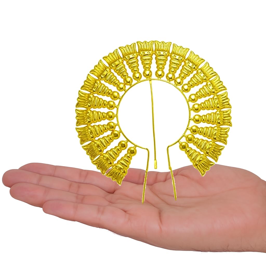 Laxmi Mukhota|Varalakshmi Idol Leaf Kireedom|Golden Arch Amman